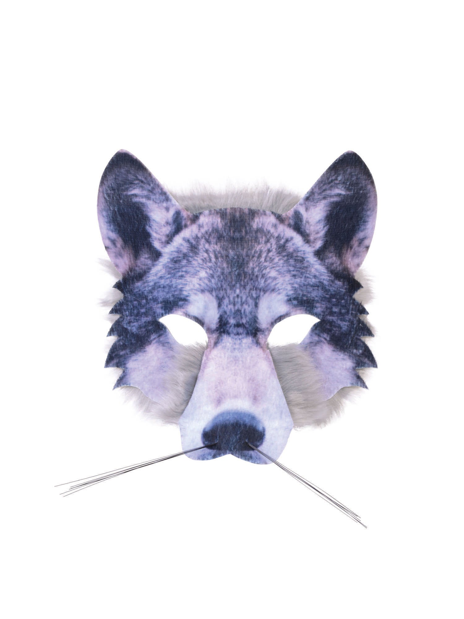 Rubies Wolf Face Maske Realistic Fur