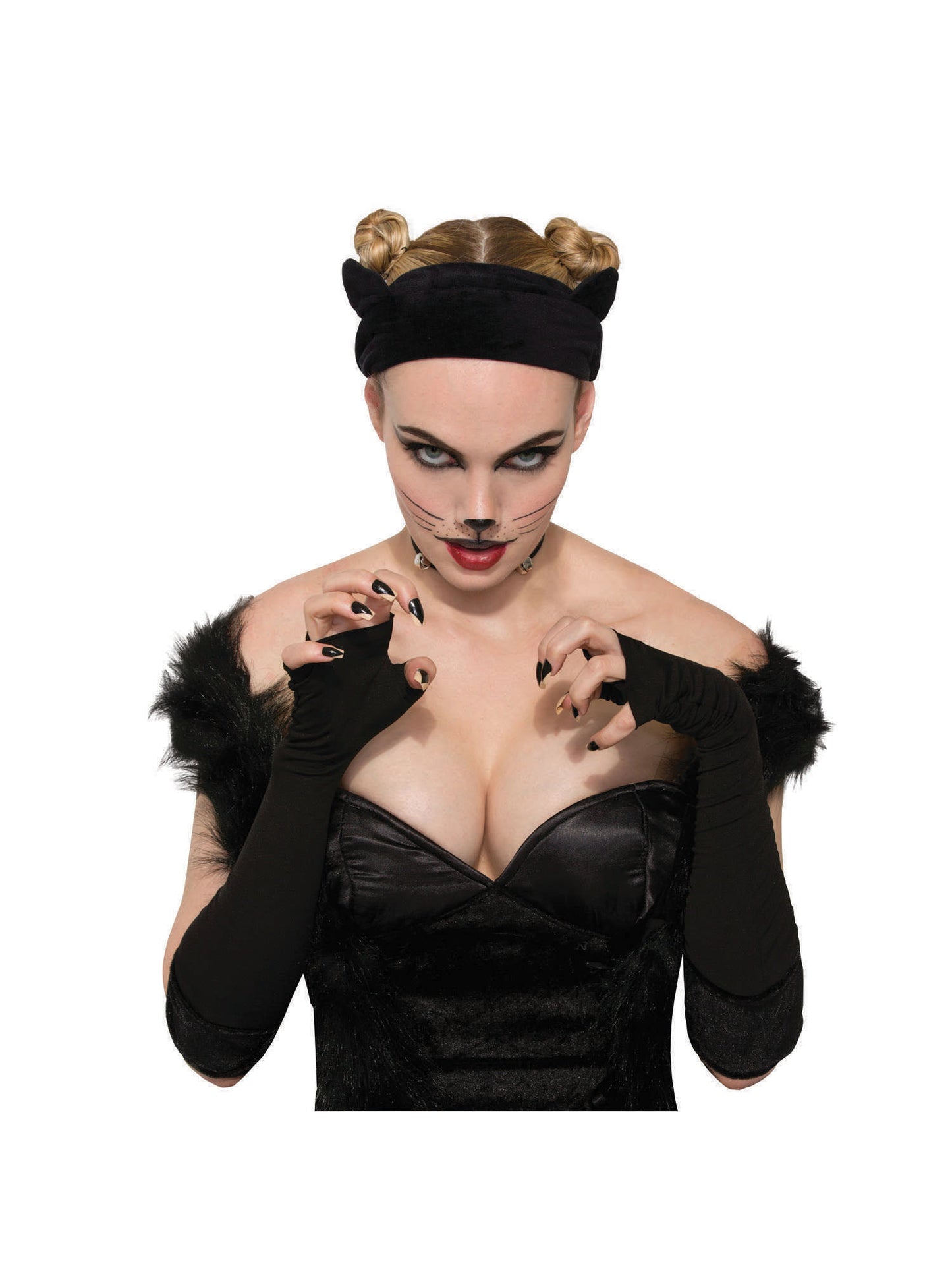 Rubies Cat Ears On Velvet Band Headpieces and Headbands für Unisex