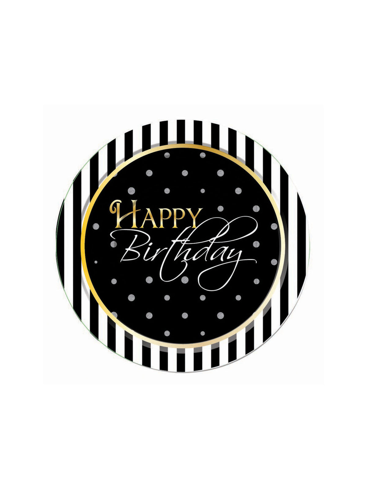 Rubies Birthday Elegant 17cm Plate Tablewear