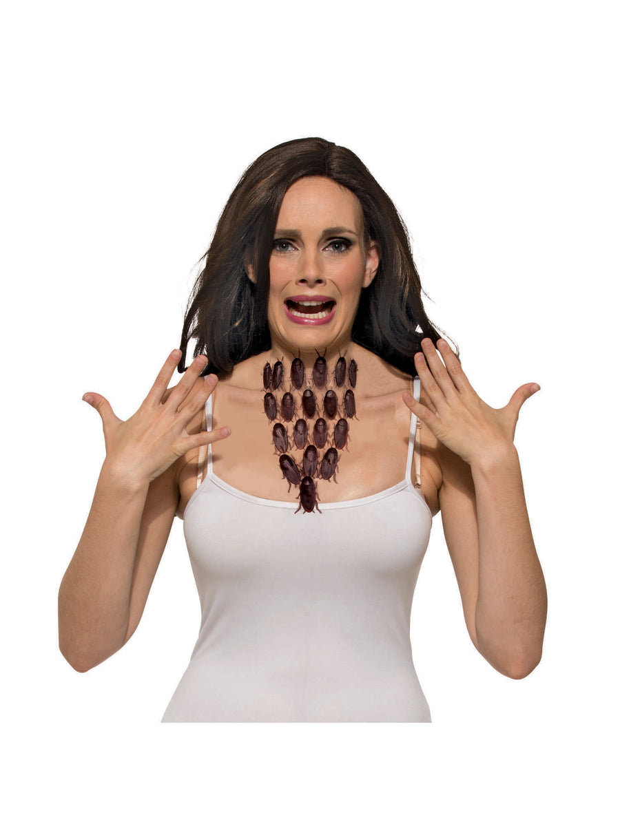 Rubies Cockroach Necklace Jewellery