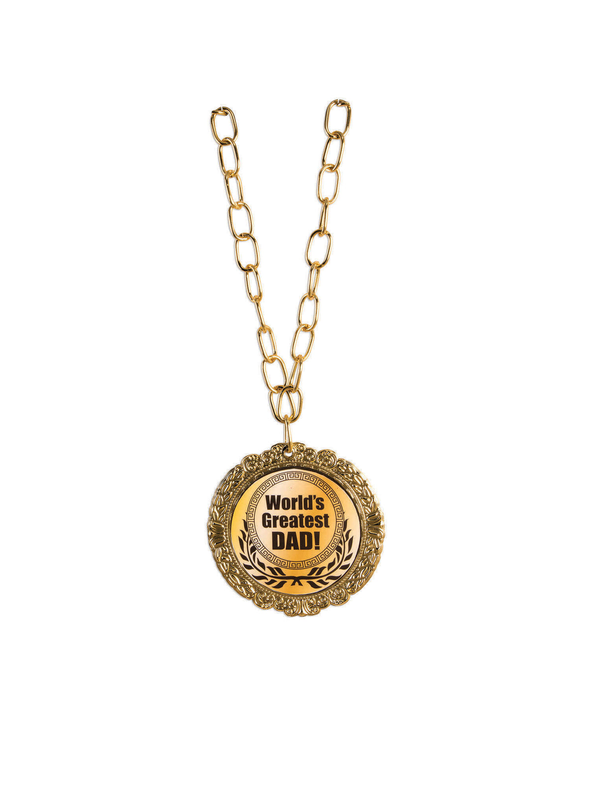 Rubies Medal Award Worlds Greatest Dad Jewellery