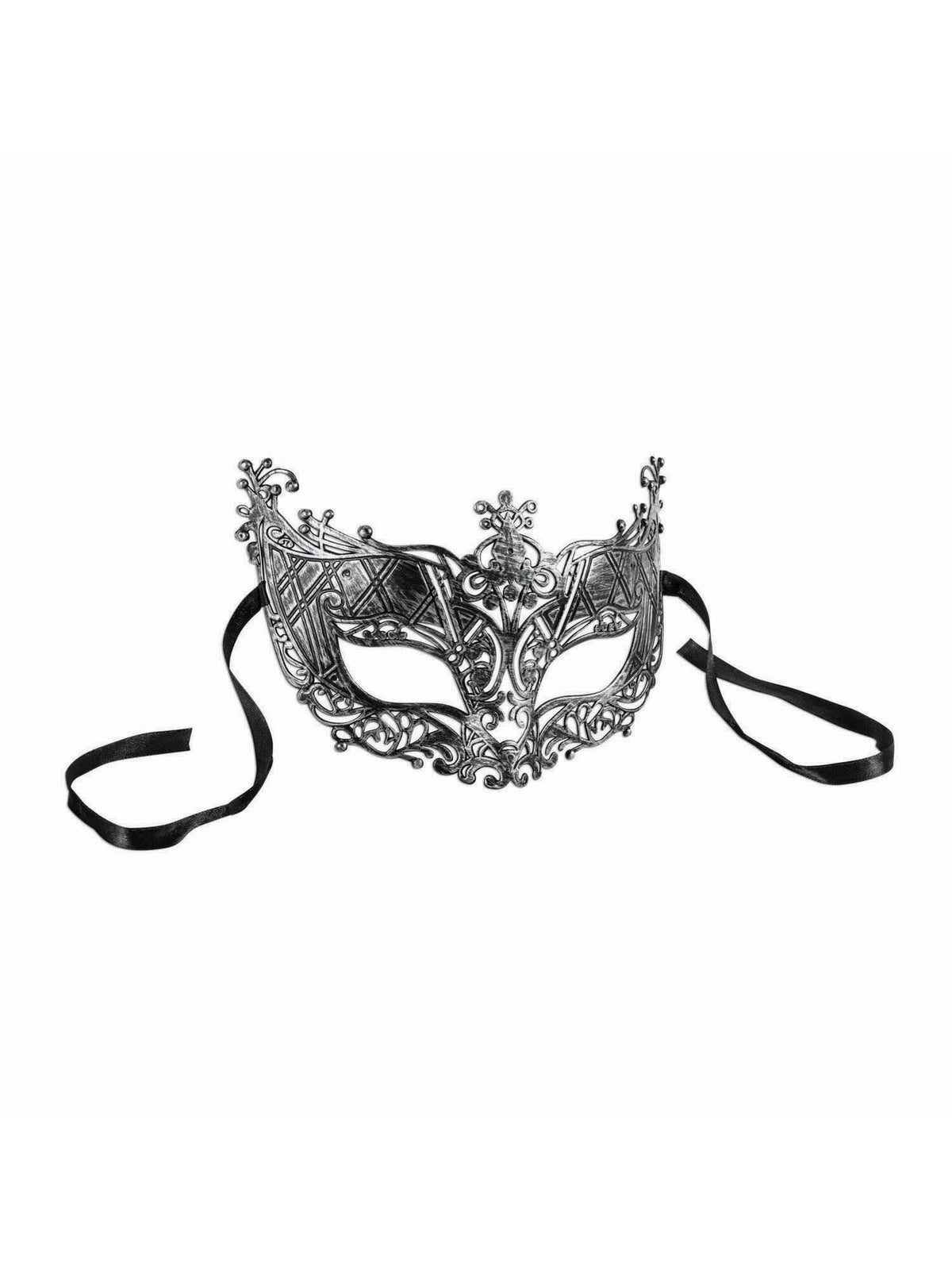 Rubies Eyemask - Silver Filigree Eye Masks