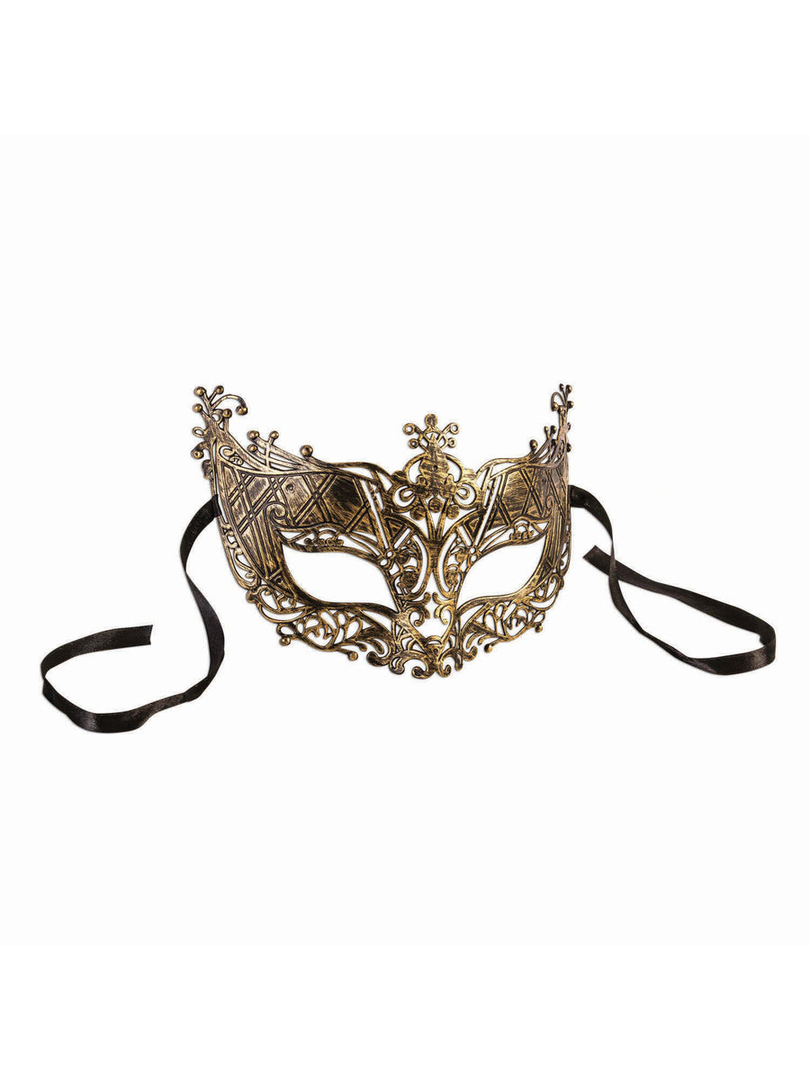 Rubies Eyemask - Gold Filigree Eye Masks