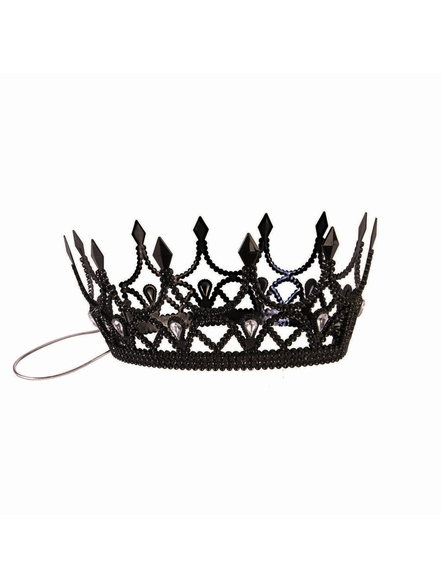 Rubies Queen Crown Black Dark Royalty schwarze Kostuemkrone