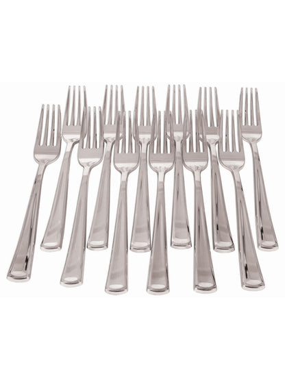 Rubies Silver Plated Forks ( 12 Pack) Party Accessories