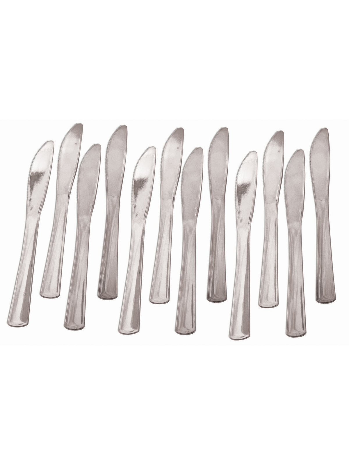Rubies Silver Plated Knives (12 pack) Tablewear