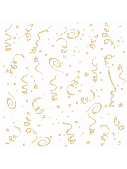 Rubies Gold Confetti Servietten 16er-Pack – Produktansicht