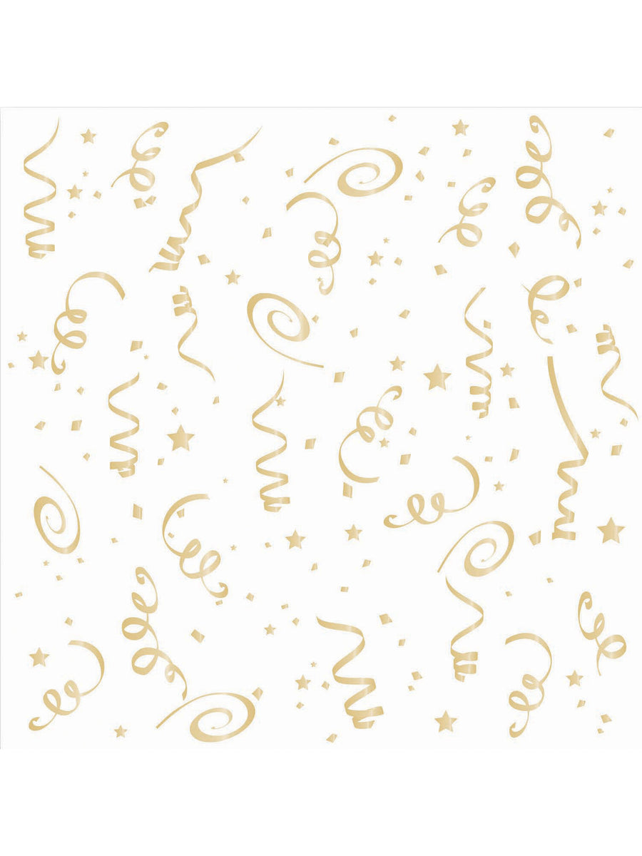 Rubies Gold Confetti Servietten 16er-Pack – Produktansicht