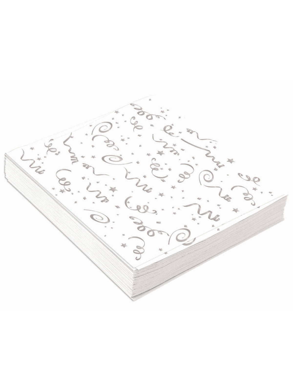 Rubies Generic Silver Confetti Napkins Lge. ( 16 Pack) Tablewear