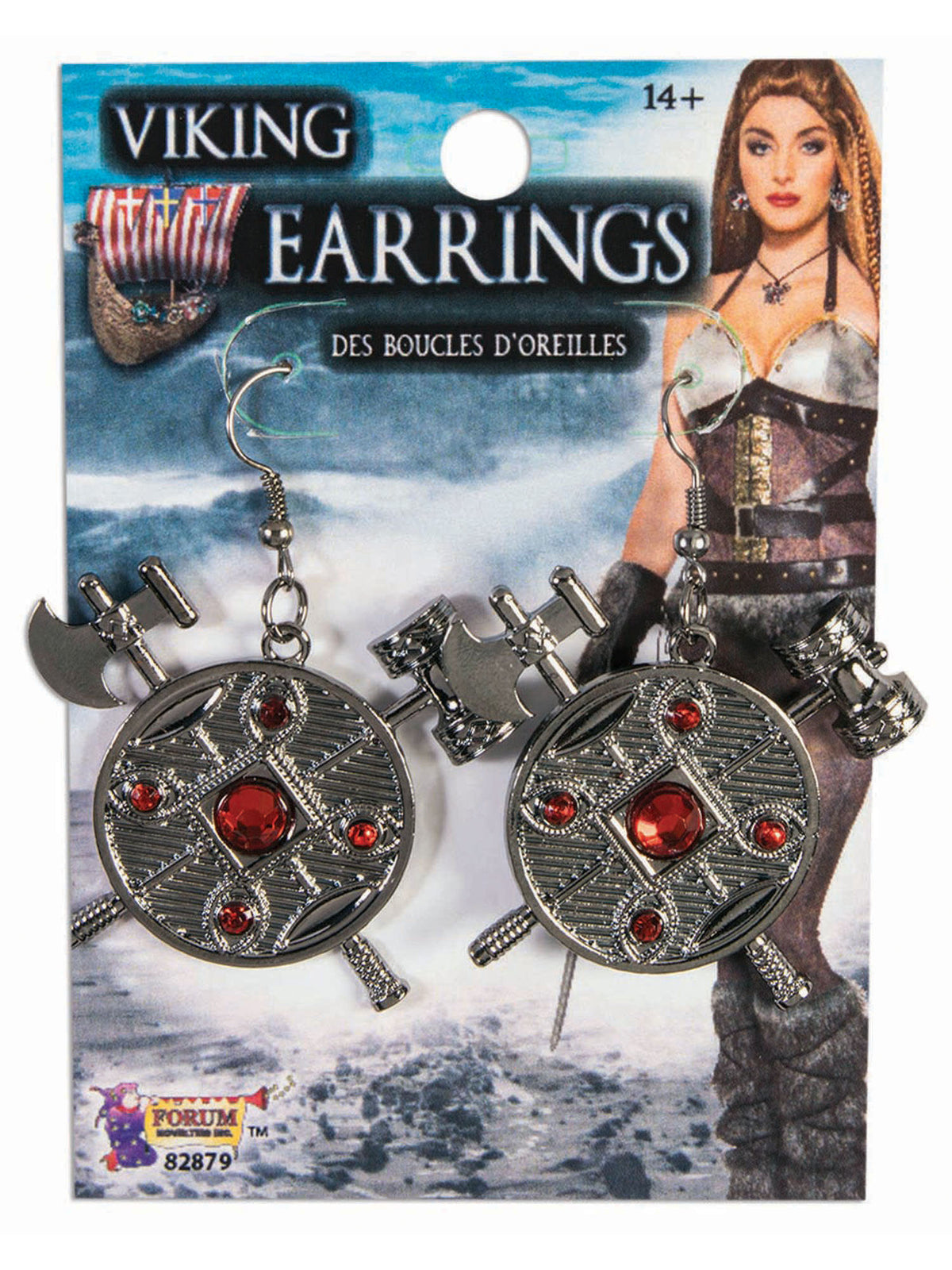 Rubies Viking Earrings Kostümzubehör