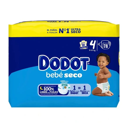 Dodot Etapas T4 Windeln 9–14 kg, Packung mit 78 Stück