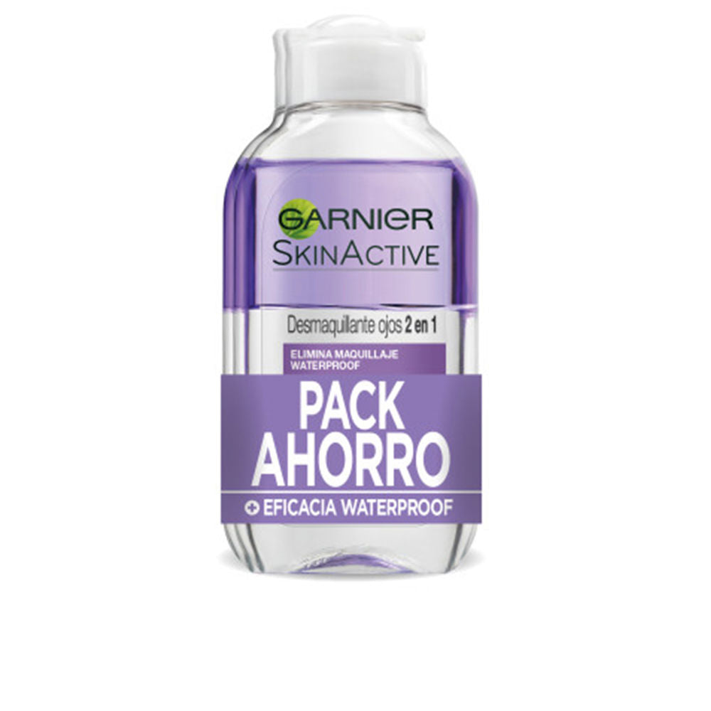 SKINACTIVE 2-in-1 eye makeup remover pack 2 x 125 ml