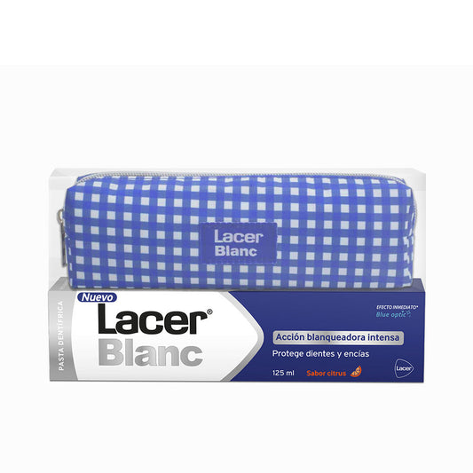 LACERBLANC CITRUS TOOTHPASTE + TOILETRY BAG 2 PACK