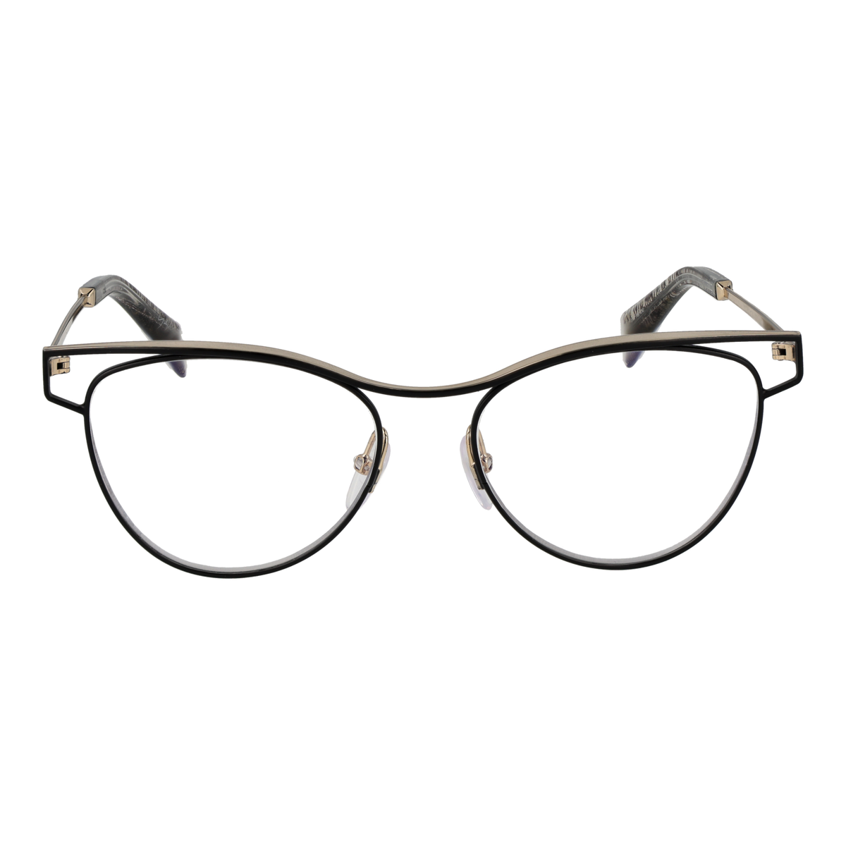 YOHJI YAMAMOTO EYEWEAR Yohji Yamamoto YY3016 52004 Brille – Detailansicht