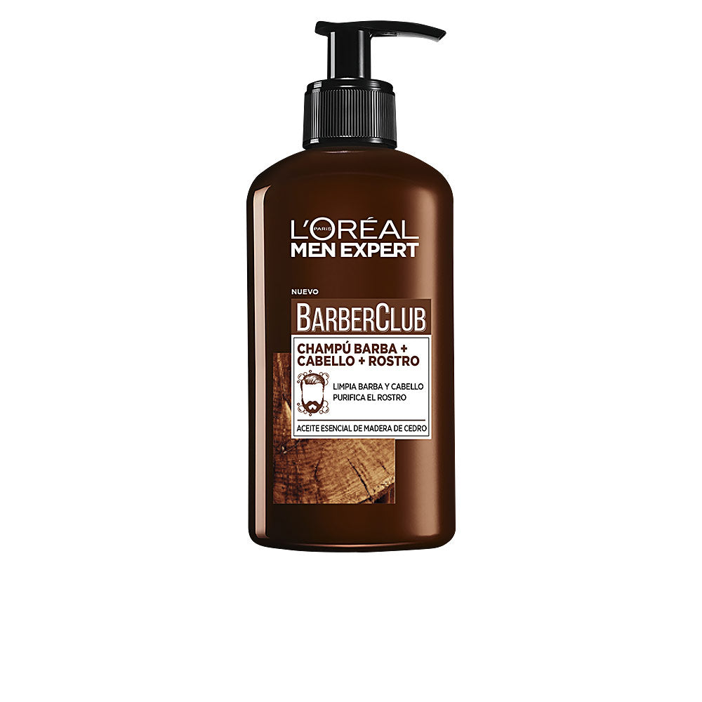 MEN EXPERT BARBER CLUB beard-face-hair shampoo 200 ml