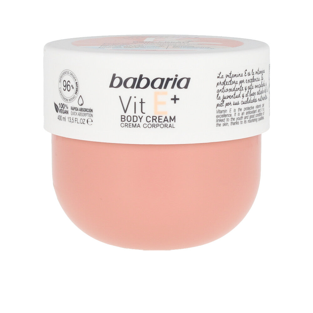 VITAMIN E+ body cream 100% vegan 400 ml