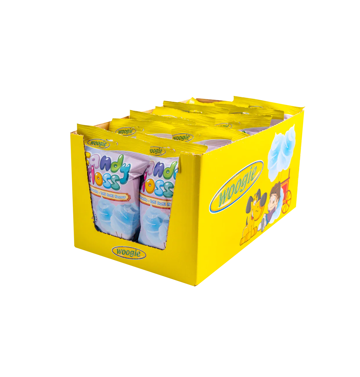 Woogie Zuckerwatte Tutti Frutti Geschmack 50g – Detailansicht