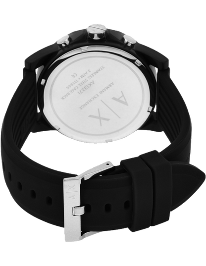 A|X ARMANI EXCHANGE AX1326 Chronograph Armbanduhr 44 mm Schwarz ansicht-2