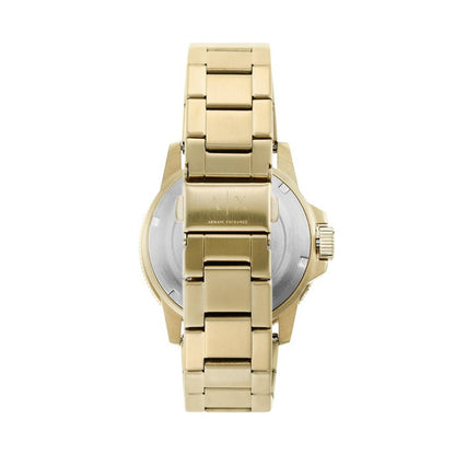 A|X ARMANI EXCHANGE AX1854 Only Time Armbanduhr 44 mm Gold ansicht-2