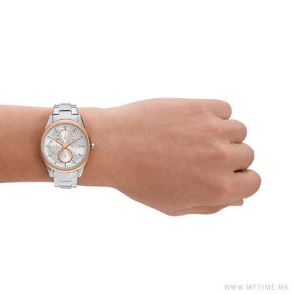 A|X ARMANI EXCHANGE AX1870 Day - Date - 24H Armbanduhr 42 mm Gold ansicht-3