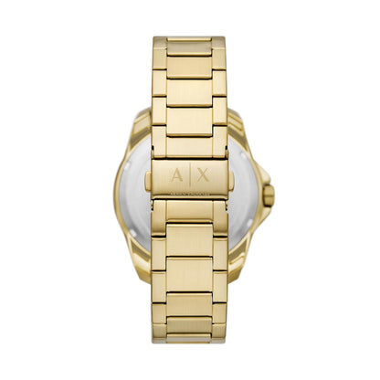 A|X ARMANI EXCHANGE AX1951 Date Armbanduhr 44 mm Gold ansicht-2