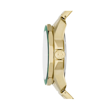 A|X ARMANI EXCHANGE AX1951 Date Armbanduhr 44 mm Gold