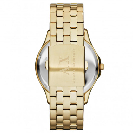 A|X ARMANI EXCHANGE AX2145 Only Time Armbanduhr 46 mm Gold ansicht-2