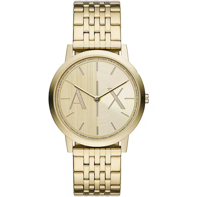 A|X ARMANI EXCHANGE DALE AX2871 Only Time Armbanduhr 40 mm Gold ansicht-2