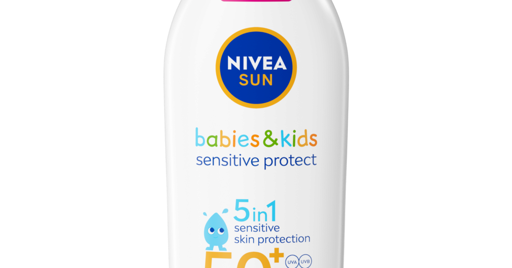 NIVEA NIVEA Sun Kids Protect & Sensitive Lait Sonnenschutz SPF 50 200 ml Sonnenpflege