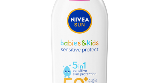 NIVEA NIVEA Sun Kids Protect & Sensitive Lait Sonnenschutz SPF 50 200 ml Sonnenpflege