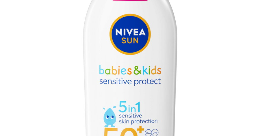 NIVEA NIVEA Sun Kids Protect & Sensitive Lait Sonnenschutz SPF 50 200 ml Sonnenpflege