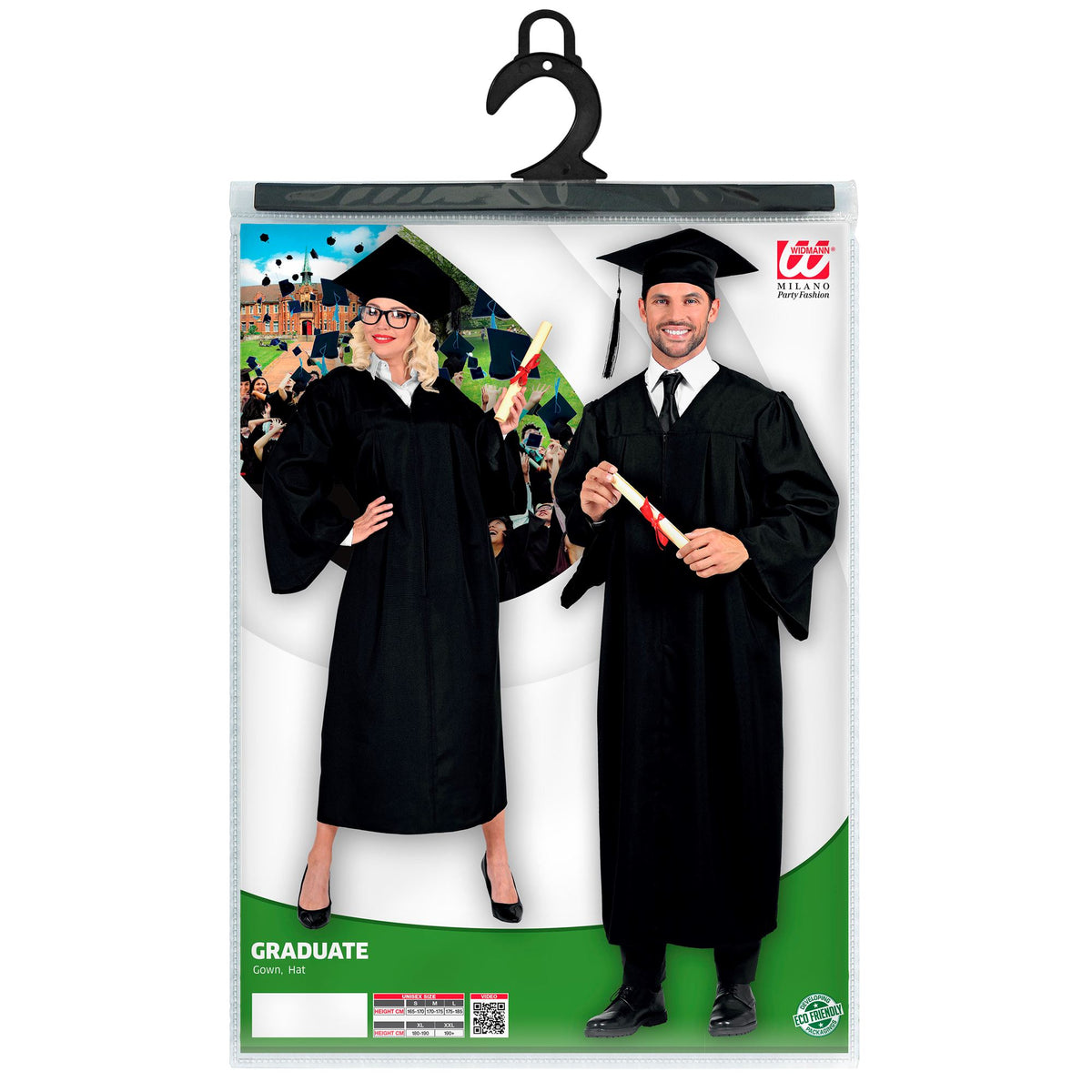 "ABSOLVENT" (Toga, Hut) – Ansicht 5