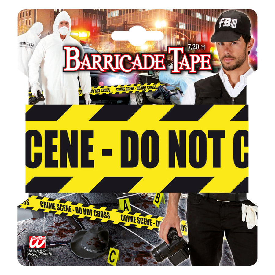 "ABSPERRBAND" CRIME SCENE - DO NOT CROSS 7,20 m – Detailansicht