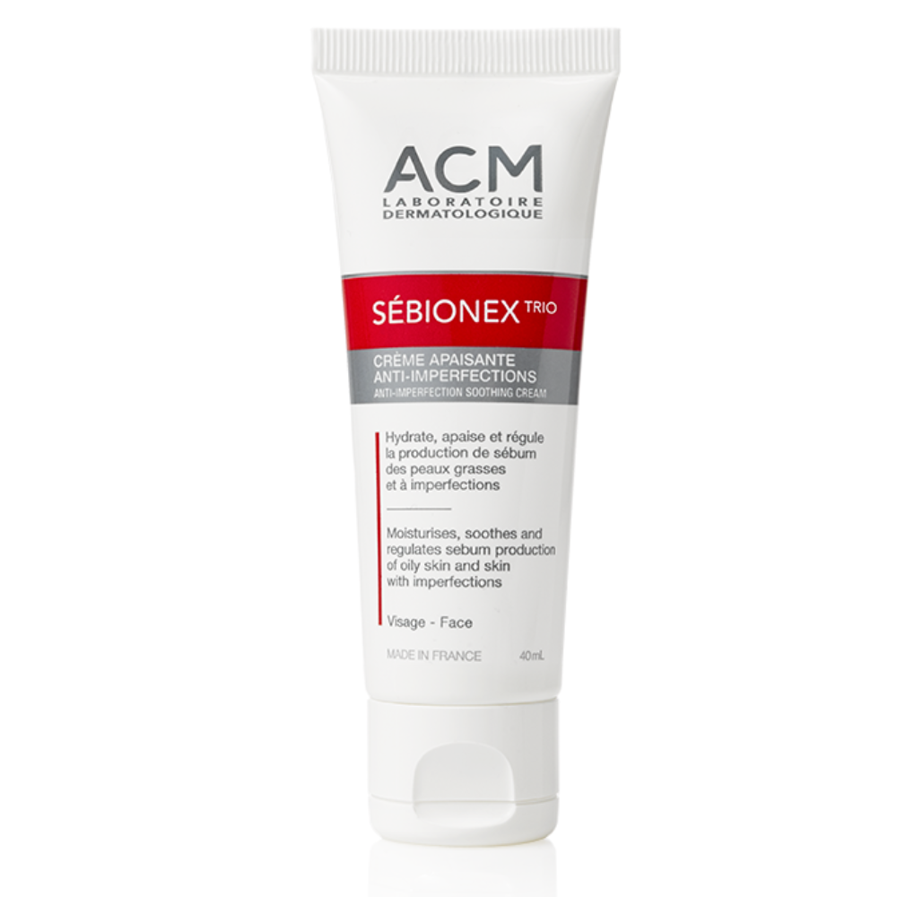 Laboratoire ACM, Sebionex Trio, Gegen Unreinheiten, Sahne, Für das Gesicht, 40 ml