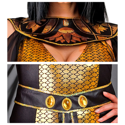 "ÄGYPTISCHE KÖNIGIN" (Kleid, Kragen mit Umhang, Gürtel) – Ansicht 3