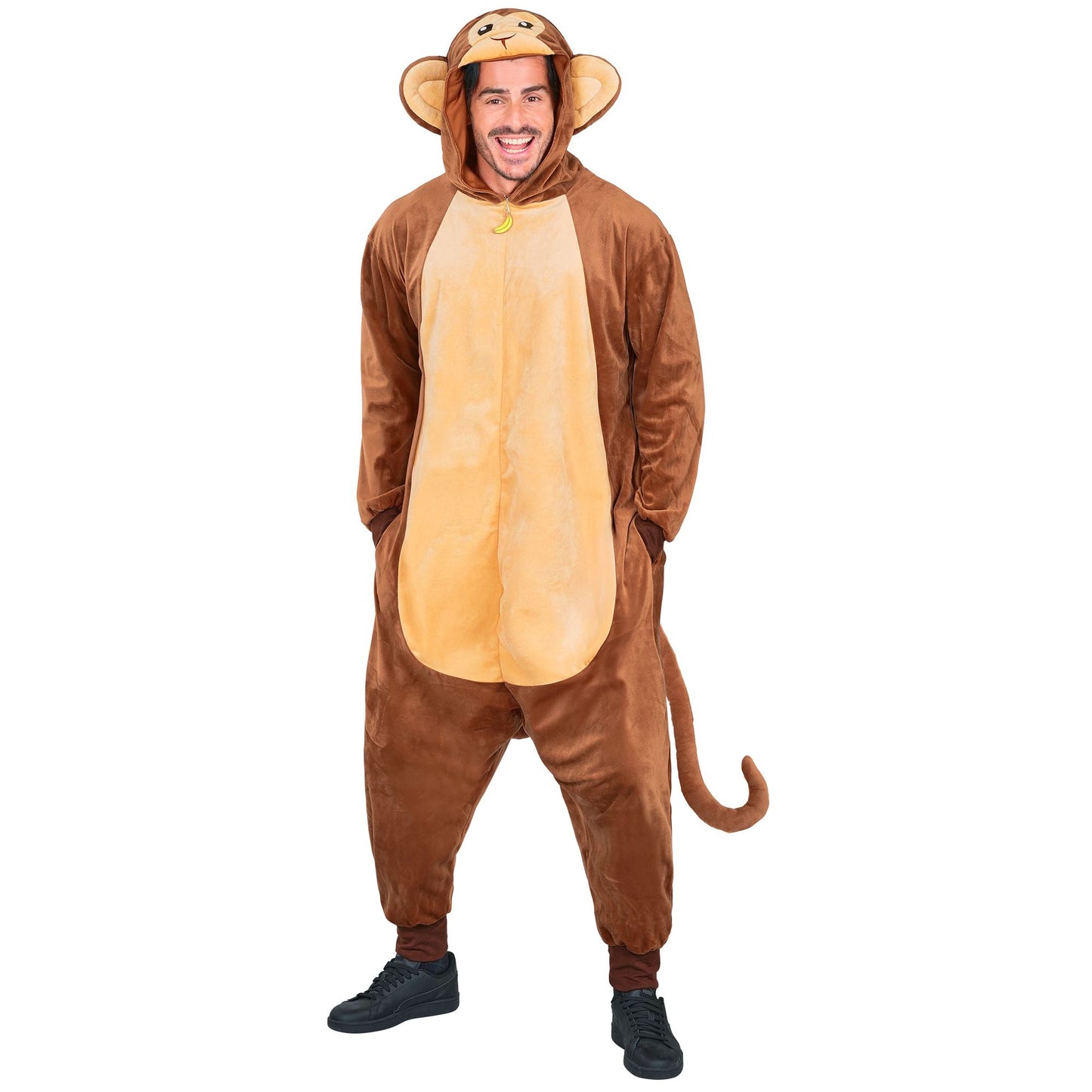 "AFFE ONESIE PLÜSCHKOSTÜM" (Overall mit Kapuze) – Ansicht 3
