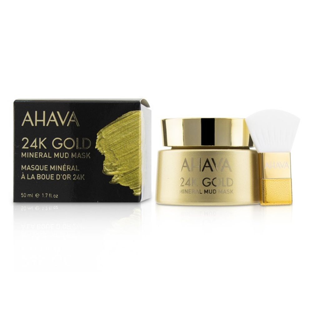 Ahava, 24K Gold Mineral, Erleuchtend, Schlamm-Maske, Für das Gesicht, 50 ml