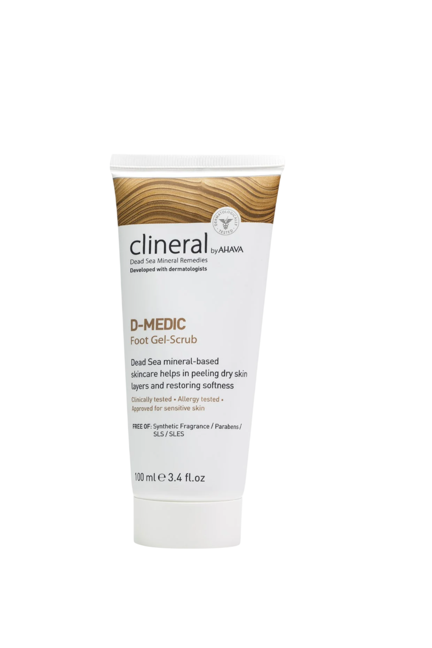 Ahava Ahava, Clineral D-Medic, Schälen, Fußpeeling, 100 ml Regular