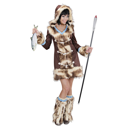 "AIKAA ESKIMO GIRL" (Kleid, Stulpen) – Vorderansicht