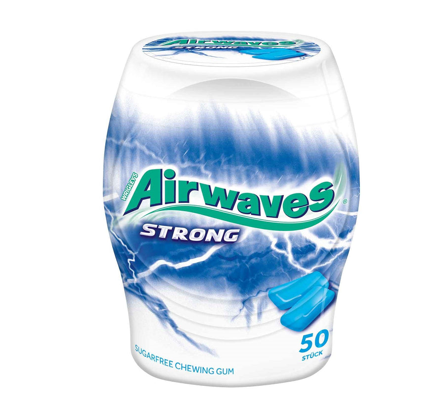 Wrigleys Airwaves Strong 50 zuckerfreie Minz-Kaugummi-Dragees 175 g