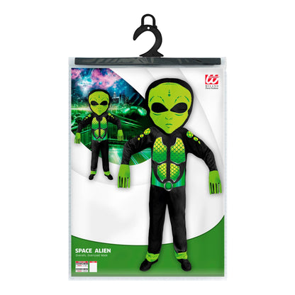"ALIEN" (Overall, Riesenmaske) – Detailansicht