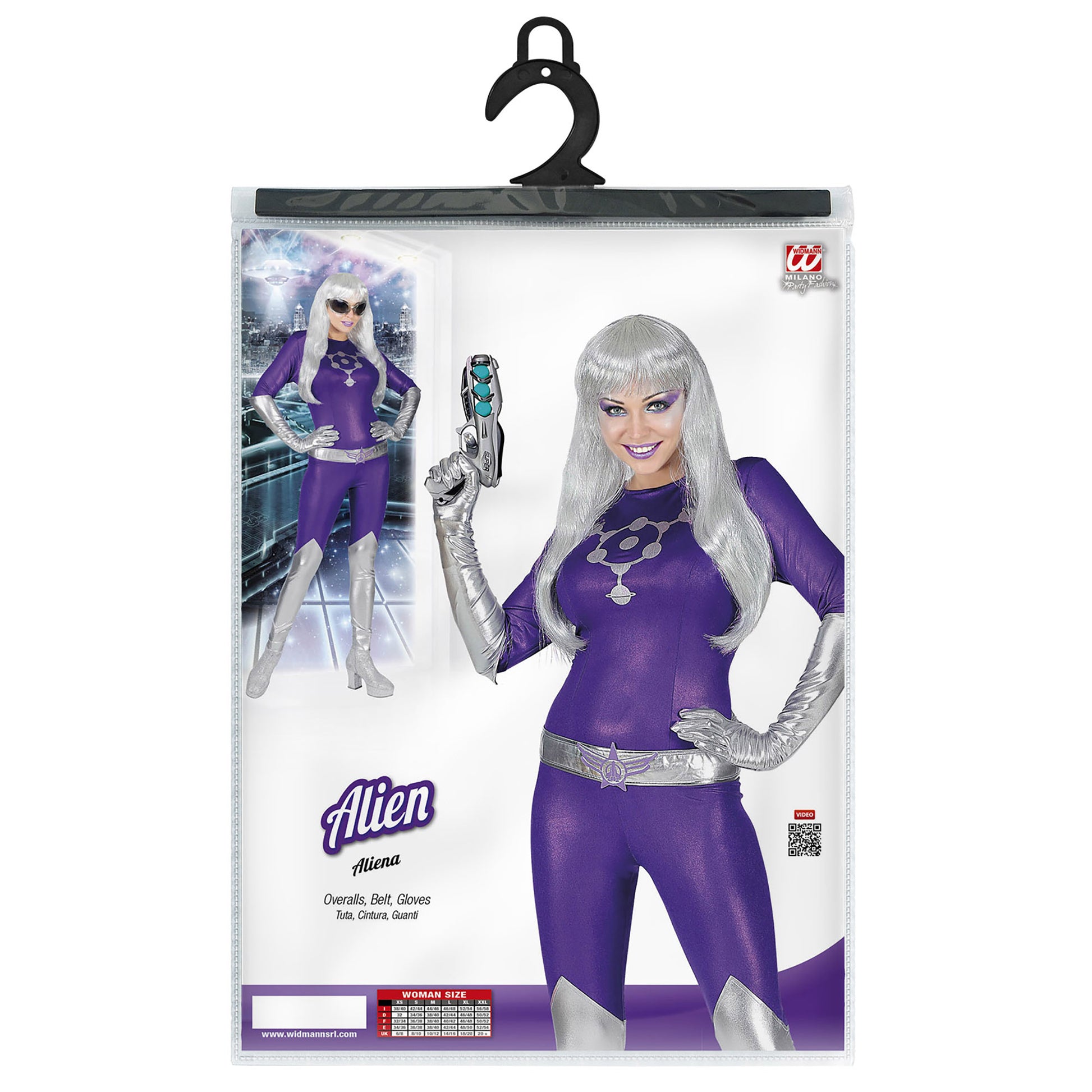 "ALIENGIRL" (Overall, Gürtel, Handschuhe) – Ansicht 5