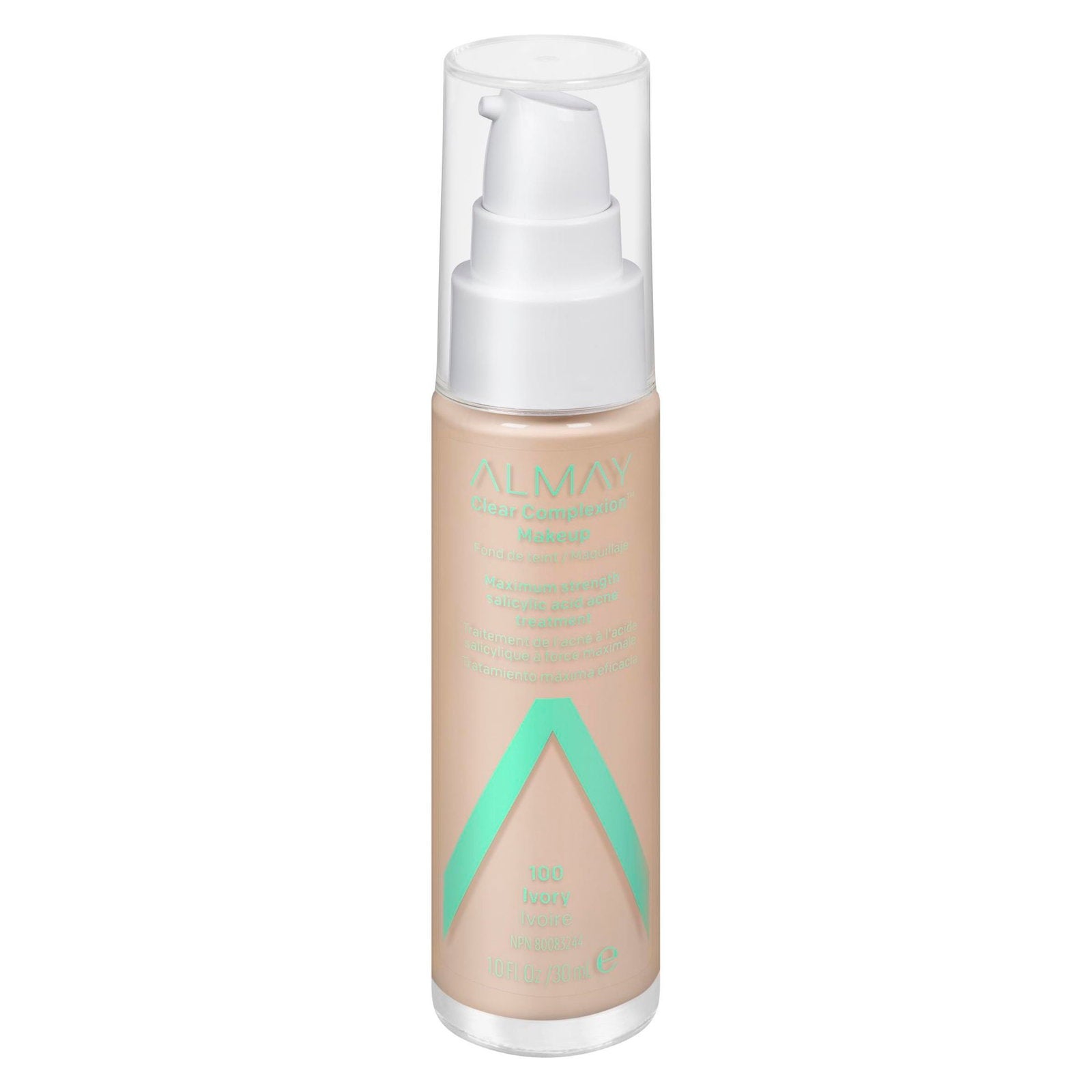 Almay Almay, Clear Complexion, Salicylsäure, Flüssige Grundierung, 100, Elfenbein, 30 ml Regular
