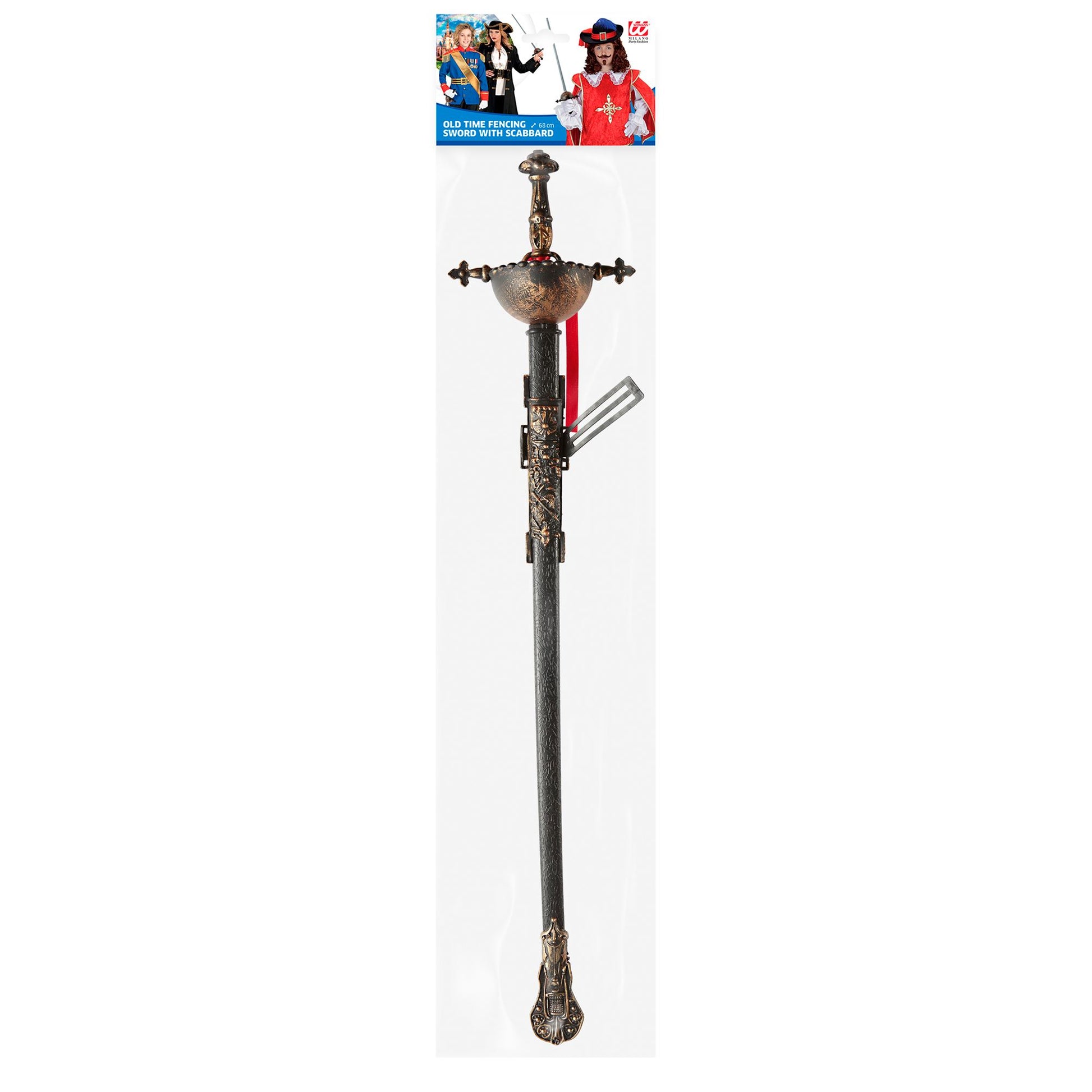 "ALTES FLORETT MIT DEKORIERTER SCHEIDE" 68 cm – Ansicht 3