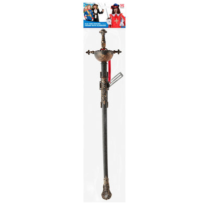 "ALTES FLORETT MIT DEKORIERTER SCHEIDE" 68 cm – Ansicht 3