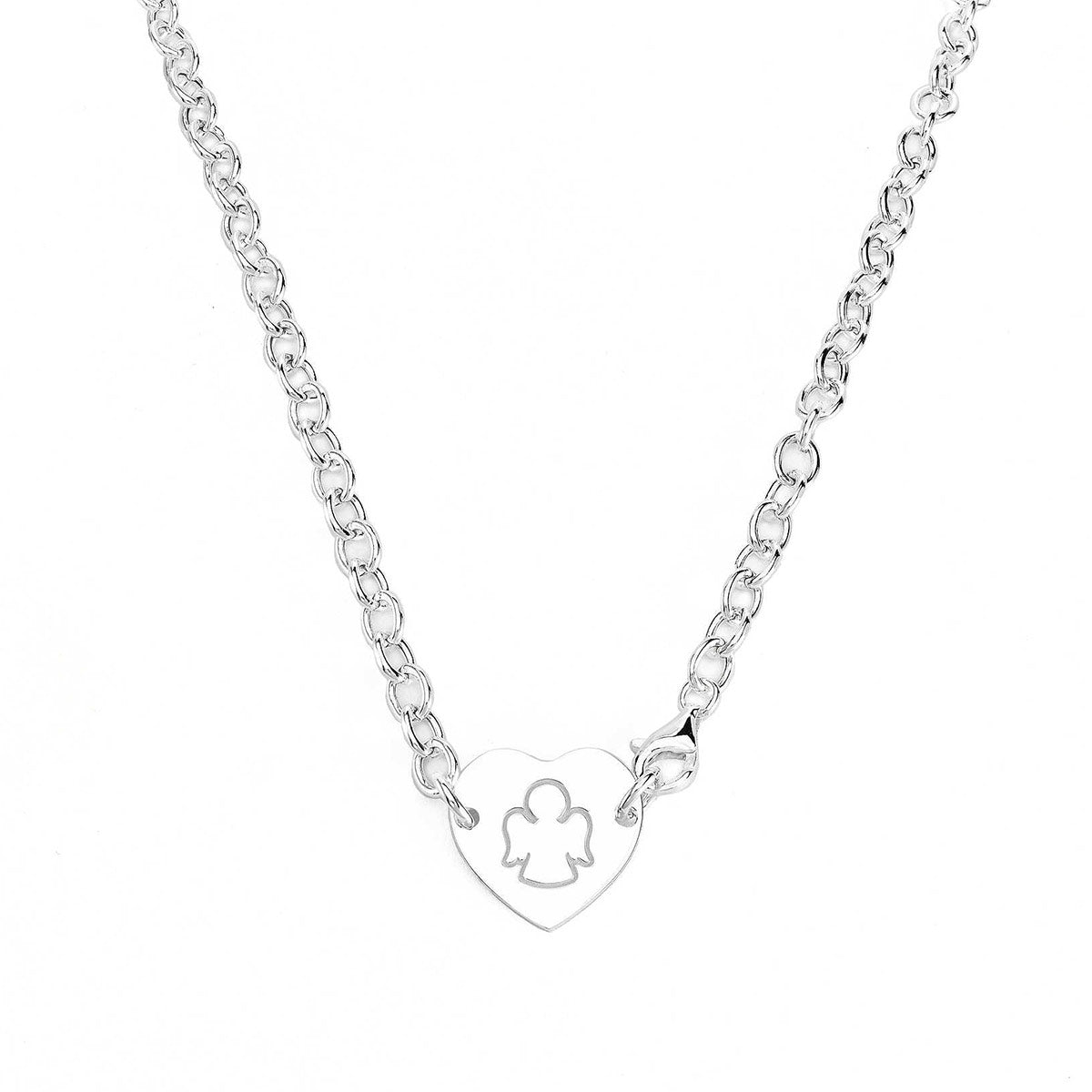 AMEN CUORE E ANGELO CUSTODE CTI1 Schmuck Silber Silver 925°
