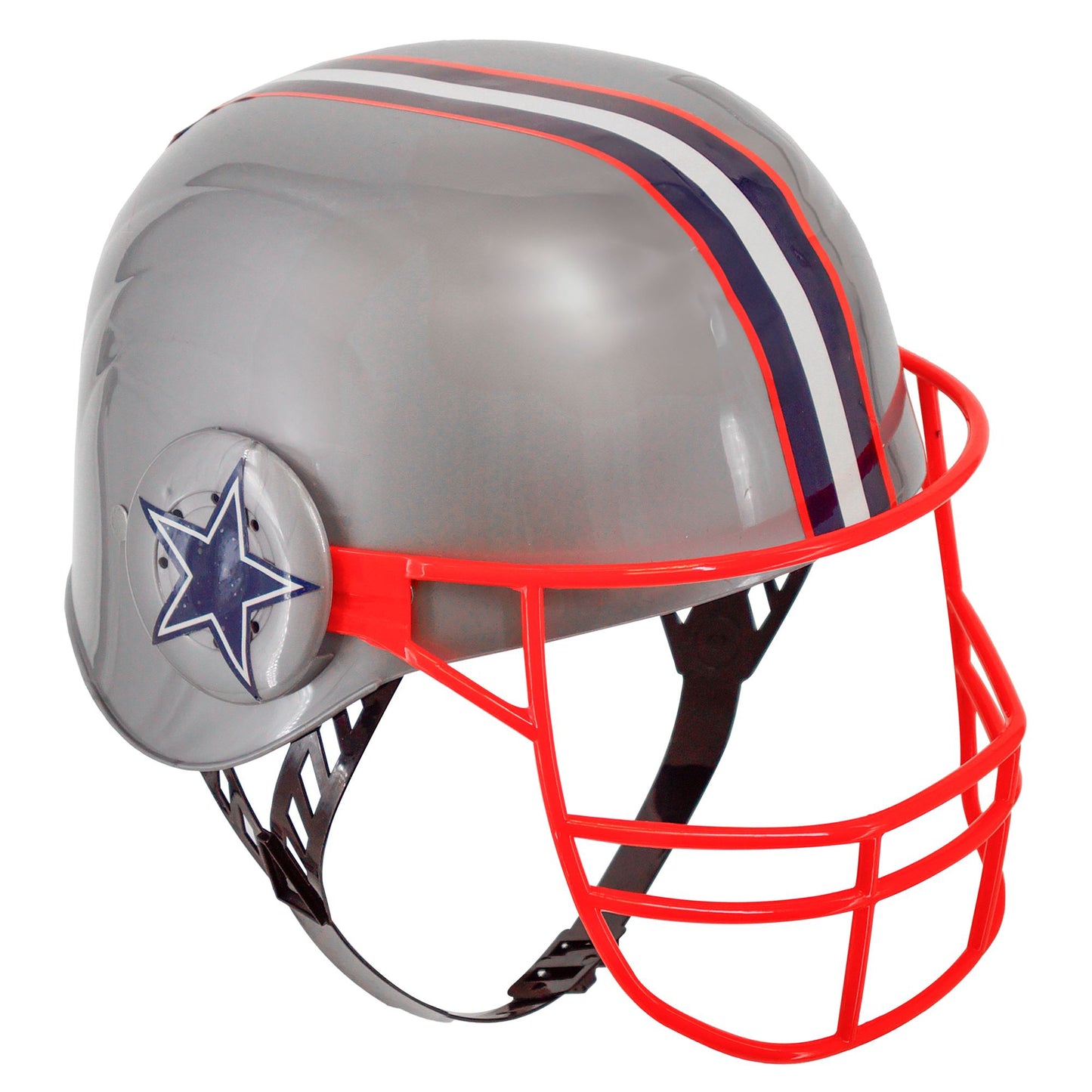 Widmann Kinder American Football Helm aus rotem Hartplastik – Produktansicht