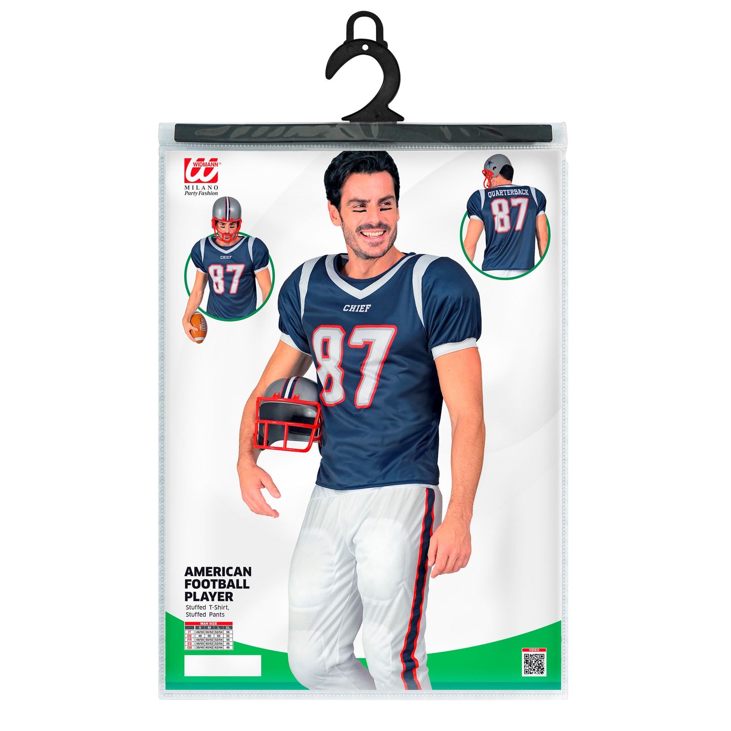 "AMERICAN FOOTBALL PLAYER" (Gefüttertes Oberteil, gefütterte Hose) – Ansicht 5