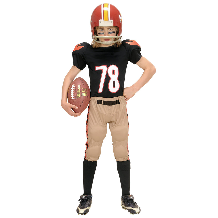 "AMERICAN FOOTBALL PLAYER" (Gepolstertes T- Shirt, gepolsterte Hosen) – Detailansicht