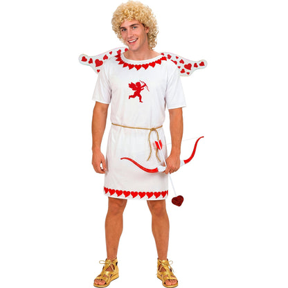 "AMOR" (Tunika, Gürtel, Flügel) – Vorderansicht
